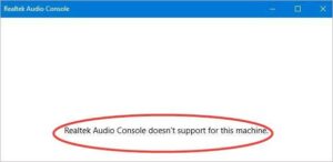 realtek hd audio manager doesnt show my gaming headset