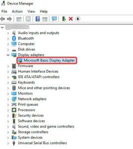 microsoft basic display adapter windows 8.1 download
