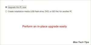 perform an inplace upgrade easily 3