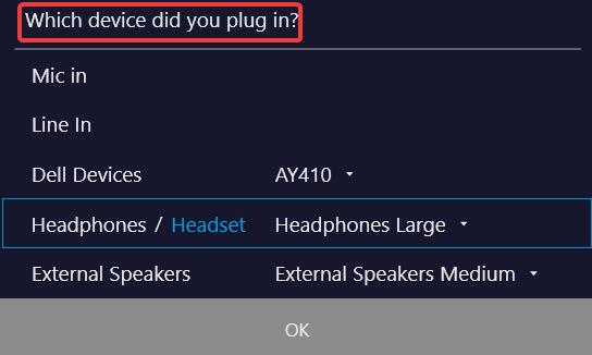 which device did you plug in