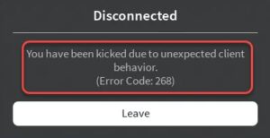 Error 268 roblox что делать