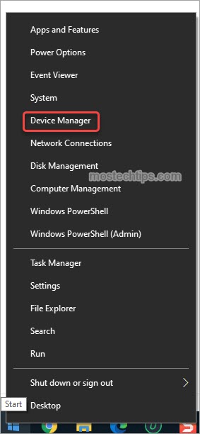 how to open device manager