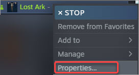 open lost ark properties
