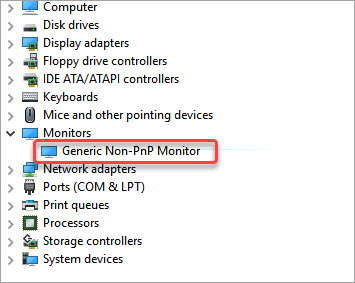 how to fix generic non-pnp monitor driver issues