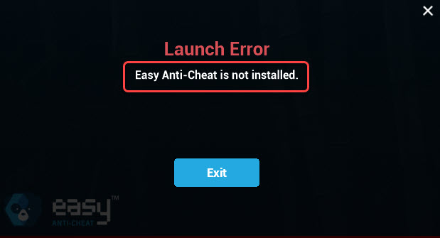 how to fix easy anti-cheat is not installed