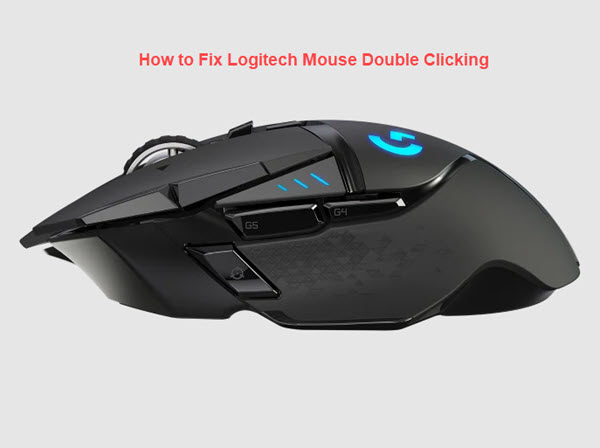 how to fix logitech mouse double clicking
