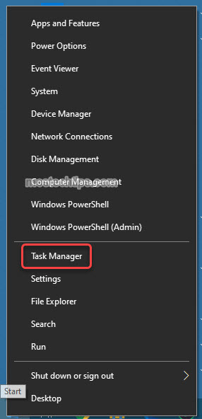 how to open task manager