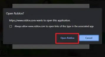 open roblox